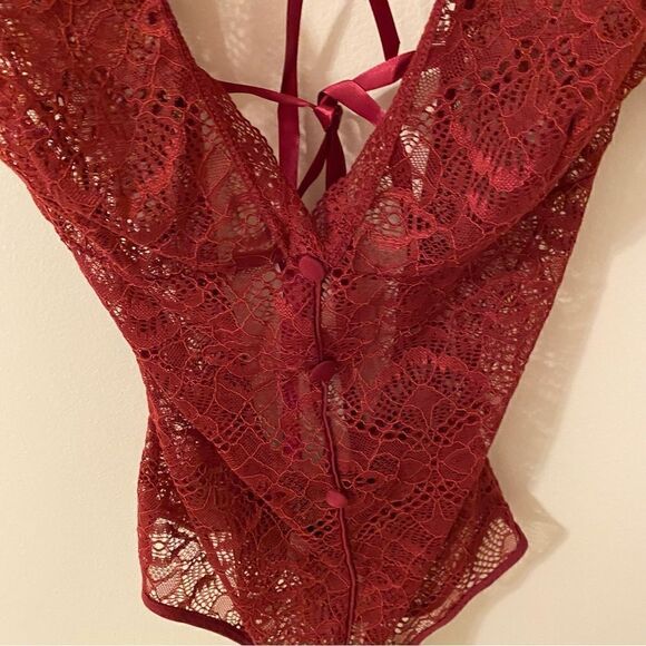 Lace Bodysuit Just Sexy Lingerie Roden Sz S NWT - Picture 8 of 9